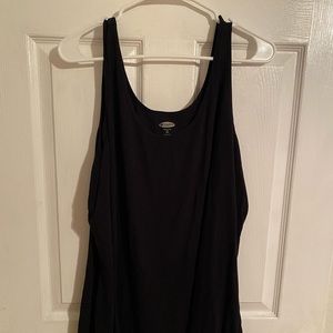 Women tank top black size 4X